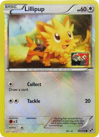 Lillipup - 81/114 (League Promo) 81 - [League & Championship Cards] Reverse Holofoil