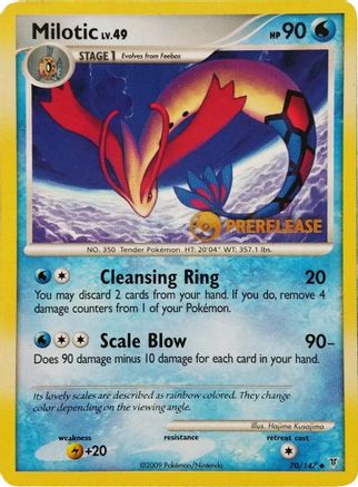 Milotic - 70/147 (Prerelease) - [Nintendo Promos]