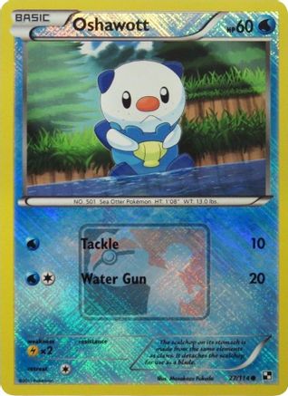 Oshawott - 27/114 (League Promo) 27 - [League & Championship Cards] Reverse Holofoil