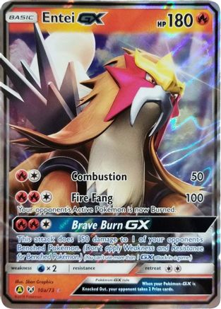Entei GX - 10a/73 10a/73 - [Alternate Art Promos] Holofoil