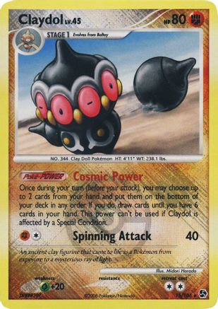 Claydol - 15/106 (League Promo) 15 - [League & Championship Cards] Reverse Holofoil