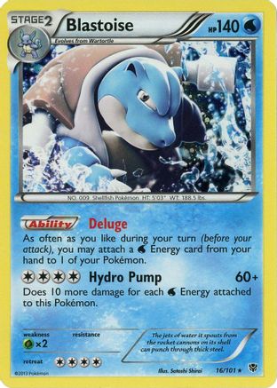 Blastoise - 16/101 (Cosmos Holo) - [Blister Exclusives] Holofoil