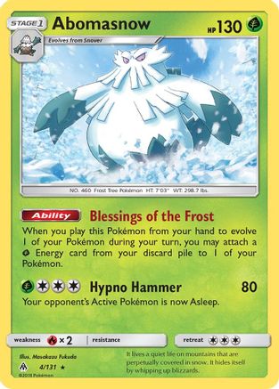 Abomasnow (4/131) [Soleil et Lune : Lumière interdite] 
