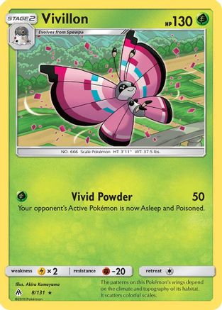 Vivillon 8/131 - [SM  Forbidden Light]
