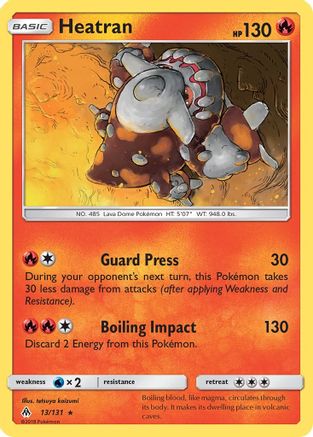 Heatran (13/131) [Soleil et Lune : Lumière interdite] 