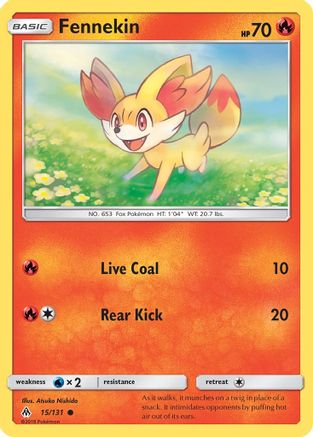 Fennekin (15) 15/131 - [SM  Forbidden Light]