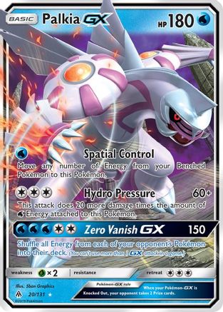 Palkia GX 20/131 - [SM  Forbidden Light] Holofoil