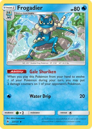 Frogadier 23/131 - [SM  Forbidden Light]