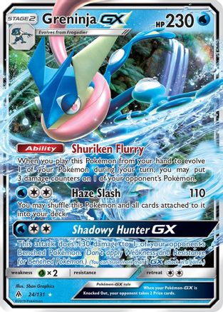 Greninja GX (24/131) [Sun & Moon: Forbidden Light]