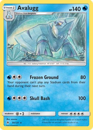 Avalugg 30/131 - [SM  Forbidden Light]