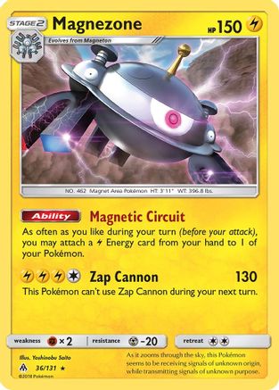 Magnezone 36/131 - [SM  Forbidden Light] Holofoil