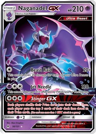 Naganadel GX 56/131 - [SM  Forbidden Light] Holofoil
