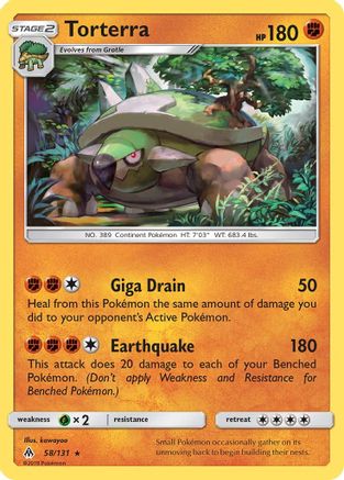 Torterra 58/131 - [SM  Forbidden Light]
