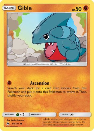 Gible 60/131 - [SM  Forbidden Light]