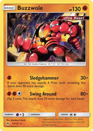 Buzzwole 77/131 - [SM  Forbidden Light]