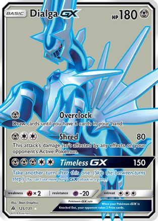Dialga GX (Full Art) (125/131) [FLI SM Forbidden Light] Holofoil