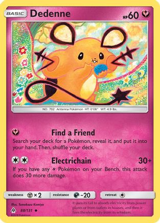 Dedenne (88/131) [Soleil et Lune : Lumière interdite] 