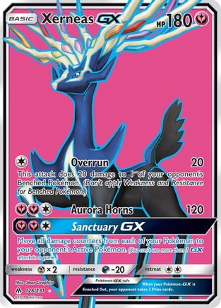 Xerneas GX (Full Art) 126/131 - [SM  Forbidden Light] Holofoil