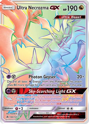 Ultra Necrozma GX (Secret) 140/131 - [SM  Forbidden Light] Holofoil