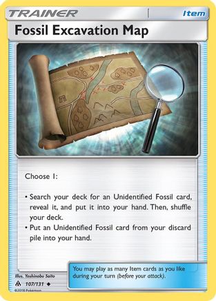 Fossil Excavation Map 107/131 - [SM  Forbidden Light]