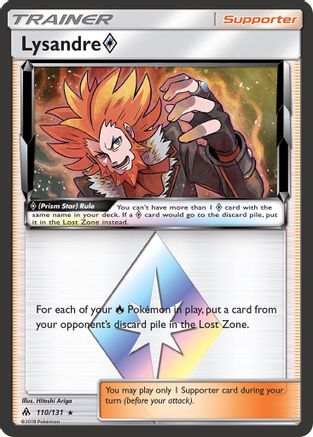 Lysandre (110/131) (Prism Star) [Soleil et Lune : Lumière interdite] 