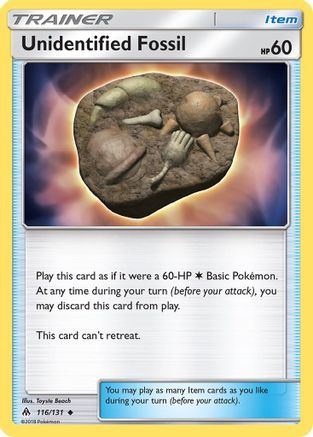 Unidentified Fossil 116/131 - [SM  Forbidden Light]