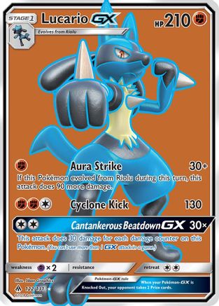 Lucario GX (122/131) [Soleil et Lune : Lumière interdite] 