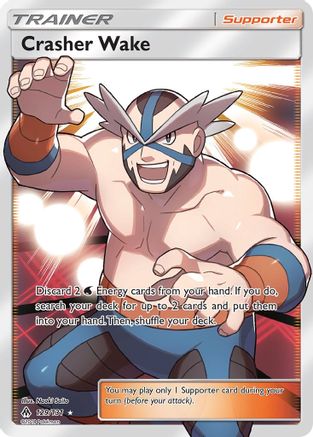 Crasher Wake (Full Art) 129/131 - [SM  Forbidden Light] Holofoil