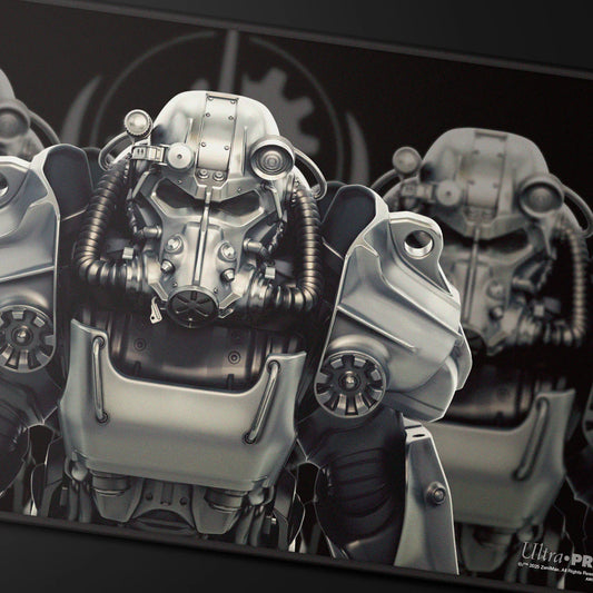 Fallout - Brotherhood of Steel Black Stitched Edge Playmat
