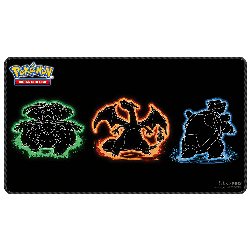 Neon Kanto Foil Playmat for Pokémon