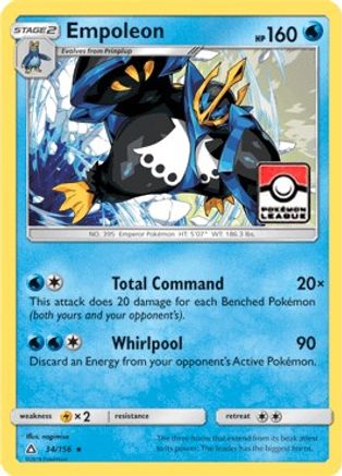 Empoleon - 34/156 (Pokemon League) 34 - [League & Championship Cards] Reverse Holofoil