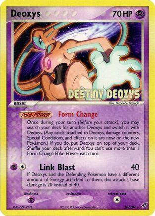 Deoxys (Normal Forme) - 16/107 (Movie Promo) 16 - [Miscellaneous Cards & Products]