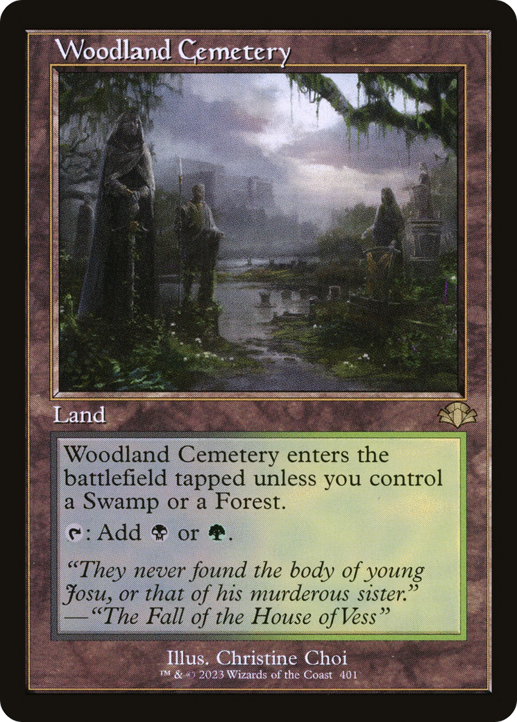 Woodland Cemetery (DMR-401) - [Dominaria Remastered]