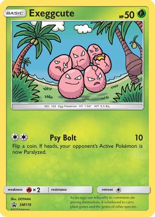 Exeggcute (SM119) [Soleil et Lune : Promos Black Star] 