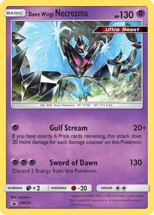 Dawn Wings Necrozma (SM123) [Soleil et Lune : Promos Black Star] 
