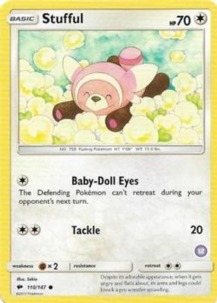 Stufful (110/147) (Deck exclusif #12) [Soleil et Lune : Kit d'entraînement - Alolan Sandslash] 