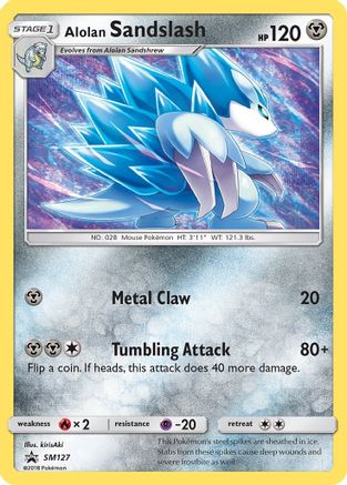 Alolan Sandslash (SM127) [Soleil et Lune : Promos Black Star] 