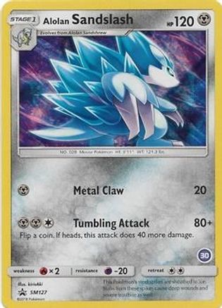 Alolan Sandslash (30) SM127 - [SM Trainer Kit Alolan Sandslash & Alolan Ninetales] Holofoil