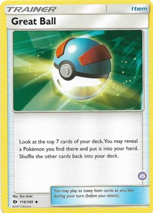 Great Ball (25) (Alolan Sandslash Half-Deck) 119 - [SM Trainer Kit Alolan Sandslash & Alolan Ninetales]