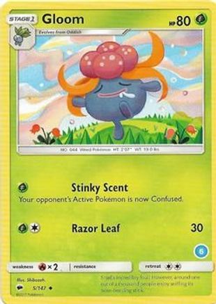 Gloom (5/147) (Deck exclusif #6) [Soleil et Lune : Kit d'entraînement - Alolan Ninetales] 