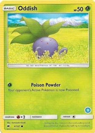 Oddish (11) 4 - [SM Trainer Kit Alolan Sandslash & Alolan Ninetales]
