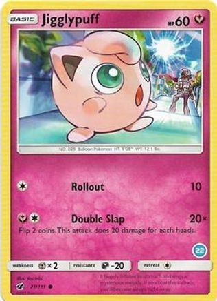 Jigglypuff (22) 21 - [SM Trainer Kit Alolan Sandslash & Alolan Ninetales]