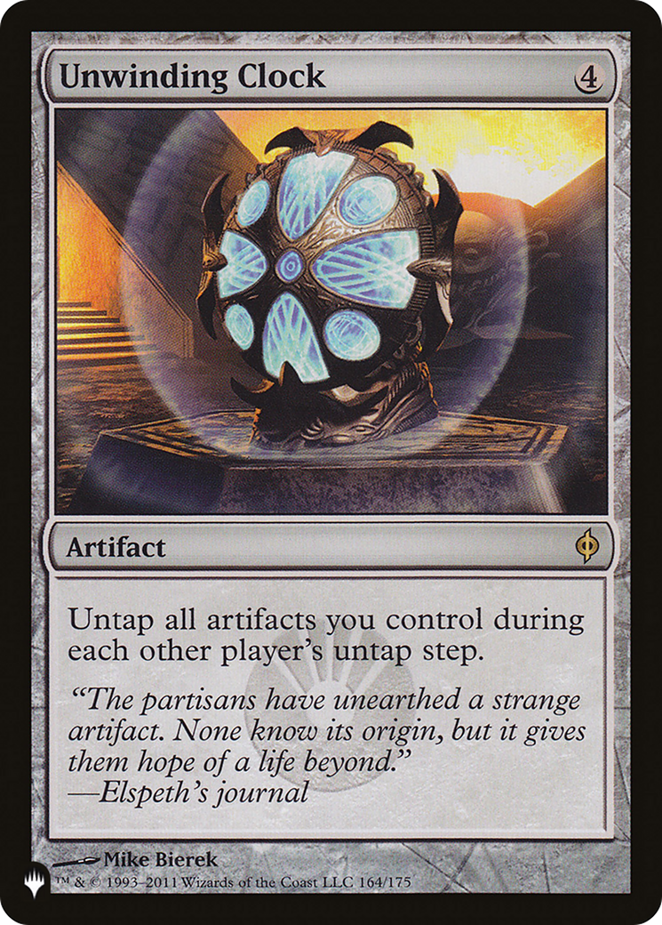 Unwinding Clock (LIST-164/175) - [The List]