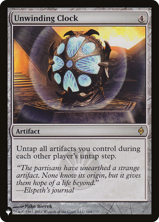 Unwinding Clock (LIST-164/175) - [The List]