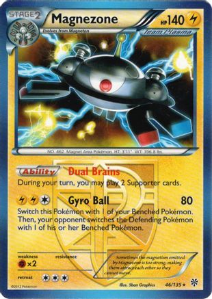 Magnezone (46/135) (Thème Deck Exclusif) [Noir et Blanc : Plasma Storm] 