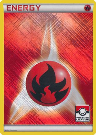 Énergie de Feu (Promo de la Ligue Pokémon 2011) [Cartes de Ligue et de Championnat] 