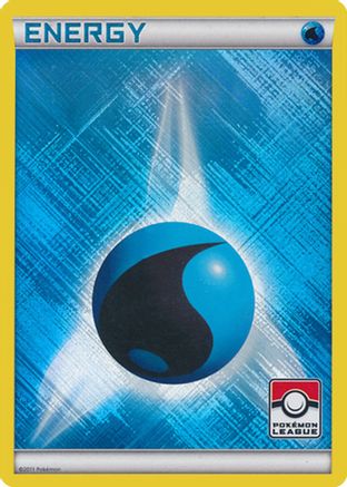 Water Energy (2011 Pokemon League Promo) - [League & Championship Cards] Holofoil