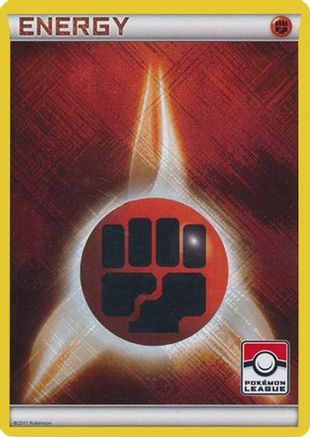 Fighting Energy (2011 Pokemon League) - [League & Championship Cards] Holofoil