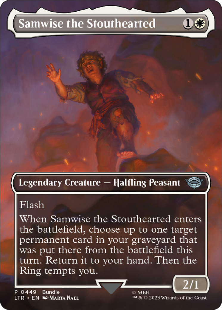 Samwise the Stouthearted (UMP-449) - [The Lord of the Rings: Tales of Middle-earth] (Borderless) Foil