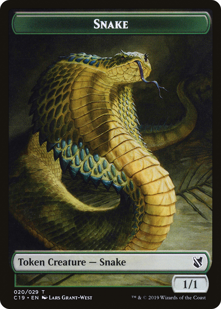 Snake (TC19-020) - [Commander 2019 Tokens]